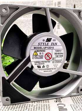 育良IKURA UP12D10 12CM/厘米100V 16/15W 12038全金属散热风扇