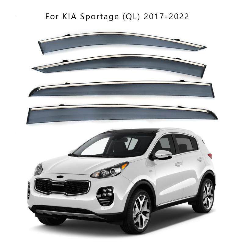 适用海外KIA Sportage 2017-2022晴雨挡车窗防