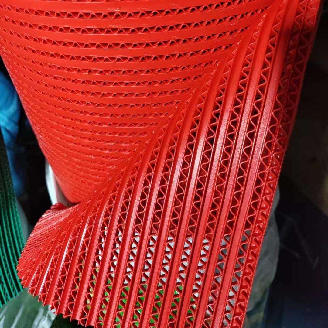 加密S型排水垫 PVC塑料地毯通底镂空网格洗手间防滑垫厨房浴室垫