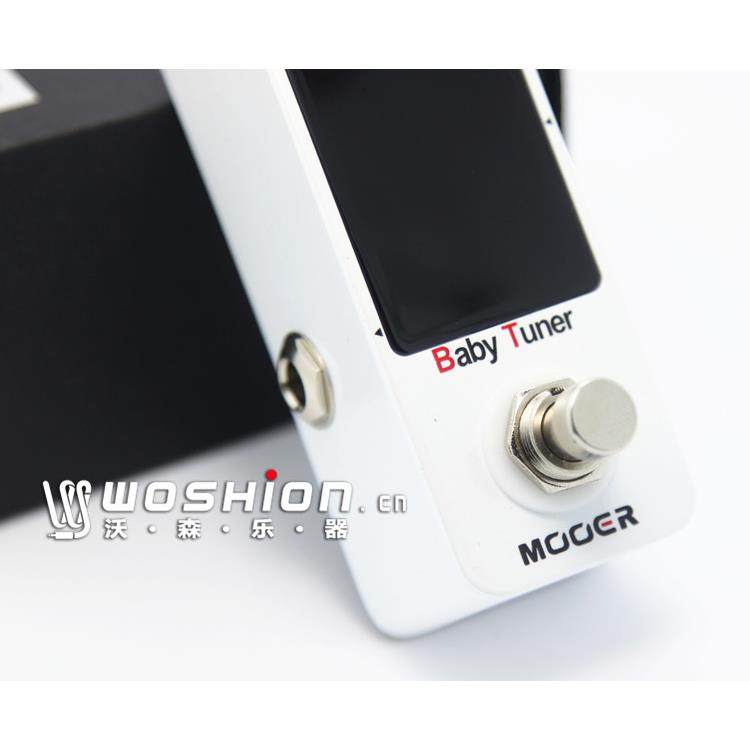 MOOER魔耳Baby Tuner 电箱贝司电吉他单块调音器校音表