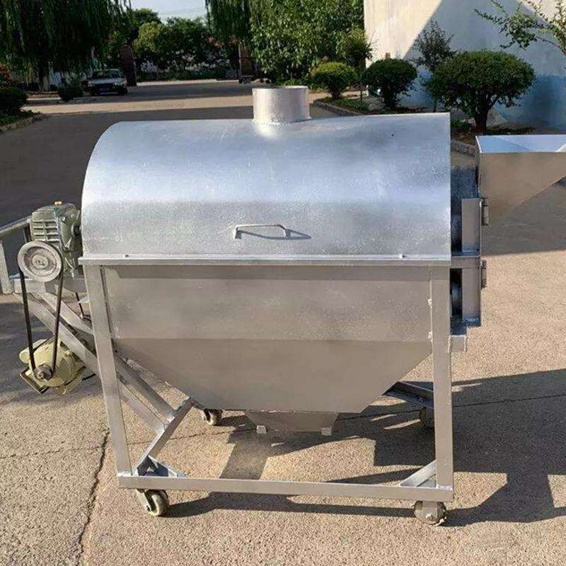 全自动节能滚筒炒籽机 翻炒均匀容量大 滚筒式炒货机