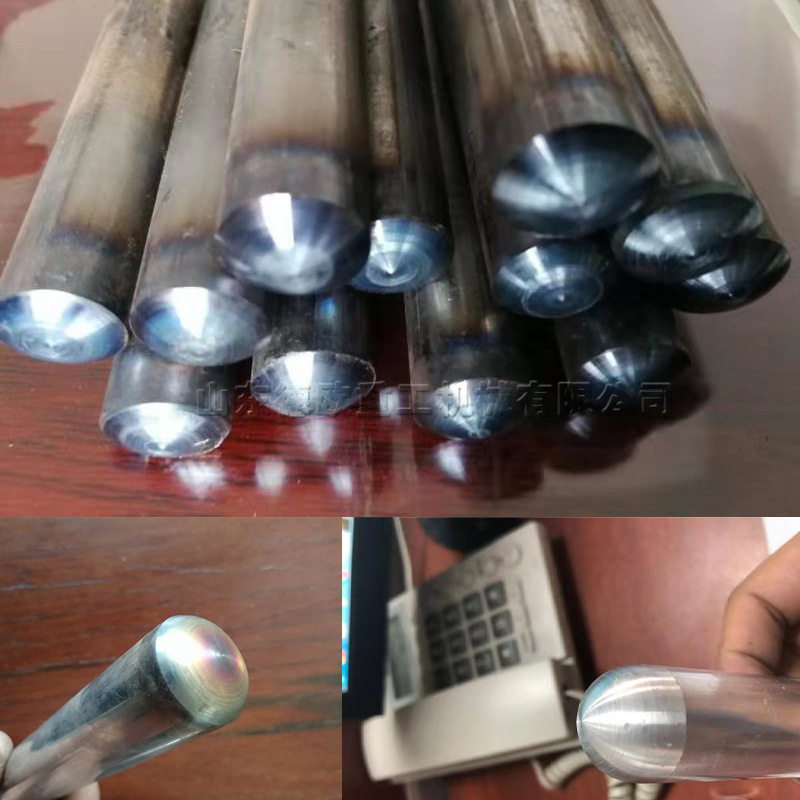 不锈钢管自动封口机圆管缩管旋压封头机热加热圆形端头封管机