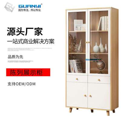 简易书架书柜简约落地学生家用卧室省空间收纳柜子小储物柜置物架