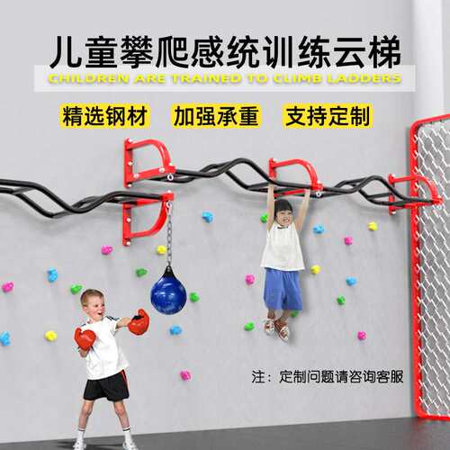 墙体引体向上单双杠 攀爬云梯感统训练TRX成人儿童健身器厂家直销