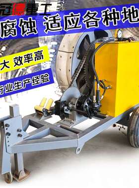 小型被动式张力机 磨芯液压电缆牵引放线机 牵张两用张力牵引机