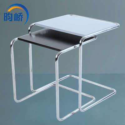 家具B97SideTable金属不锈钢角几现代板式边几客厅侧边现代简约