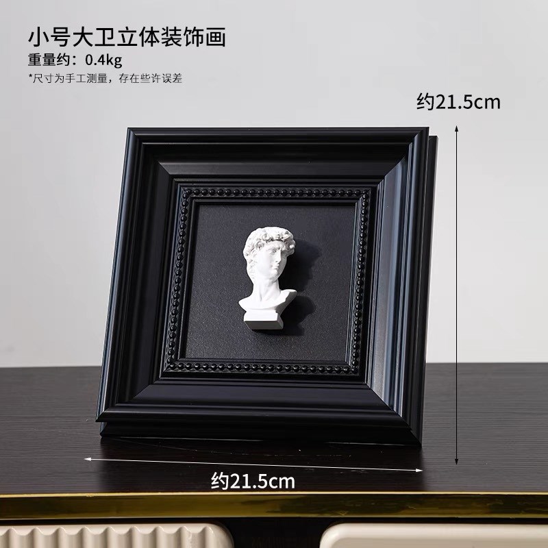 浮雕装饰画法式雕塑客厅壁画墙面欧式建筑复古中古风桌面摆画图片