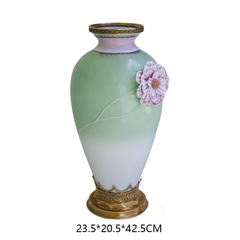 17客厅摆件古典现代新中式配新房30花瓶陶瓷家居饰品艺术铜软装