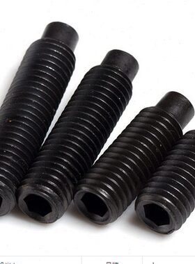 级-凸端紧定1512.9强*机米合金顶丝高N933螺钉12钢无头内六角DI度