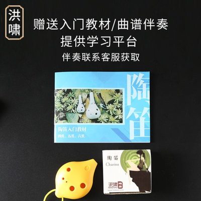 洪啸陶笛6孔高音C调 塑胶树脂 6孔SC调六孔幼儿学生初学开学爆卖