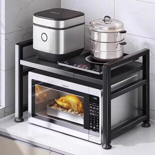 微波炉架收纳架多层家用支架电饭锅台面置物架烤箱多功能厨房架子