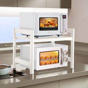 台面架双层支架微波炉专用置物架悬蒸箱烤厨房架子家用加高新款空