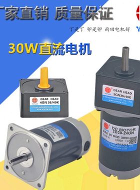 供应炒菜机专用双向30W电机24V低电压速电机2D30-24GN-30S