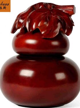 葫芦禄商务办公花福木班德拉斯越南工艺送礼梨木摆件存钱罐店铺