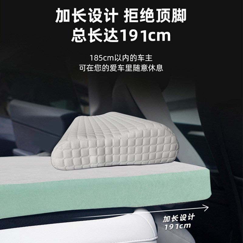 特斯-拉ModelY露营海s绵床垫后排睡觉model3汽车后备箱旅行午睡垫