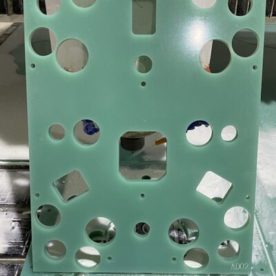 整R绝缘耐高温 支持玻纤板-4032 定制板来图加工F环氧板4零切绿水