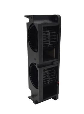 大风量超静音125x38x45mm直流鼓风机125MM涡轮双出风散热风扇