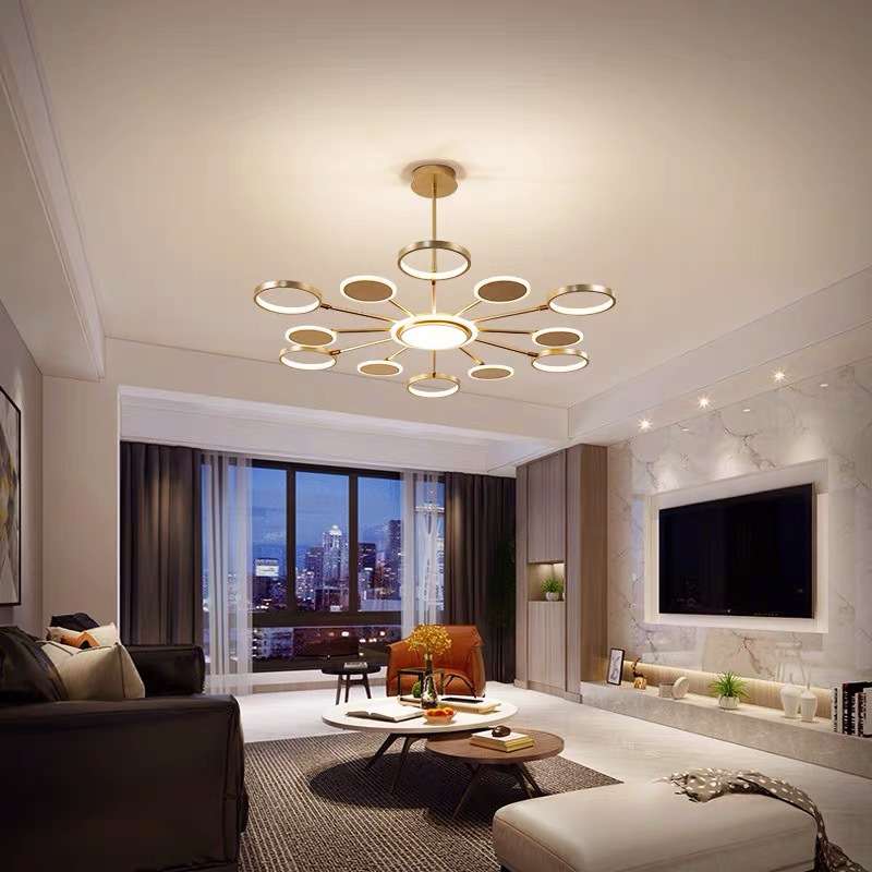 北欧简约现代轻奢客厅灯 后现代创意个性餐厅卧室设计师款led吊灯