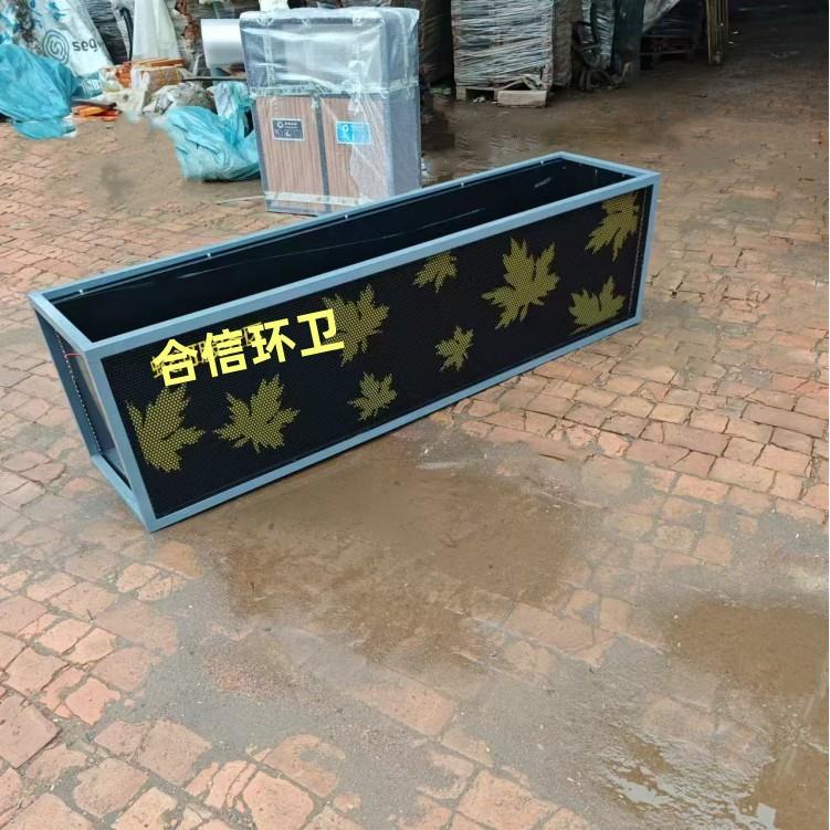户外家用花箱公园广场商业街种植槽小区物业服务区可发光花盆厂家