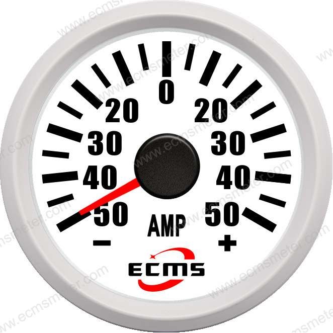 ECP工程机械设备车用船用船舶游艇指针电流表50A