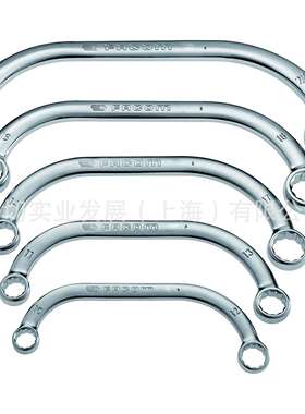 公制半月环形扳手 弯曲12角梅花扳手 57.13X15