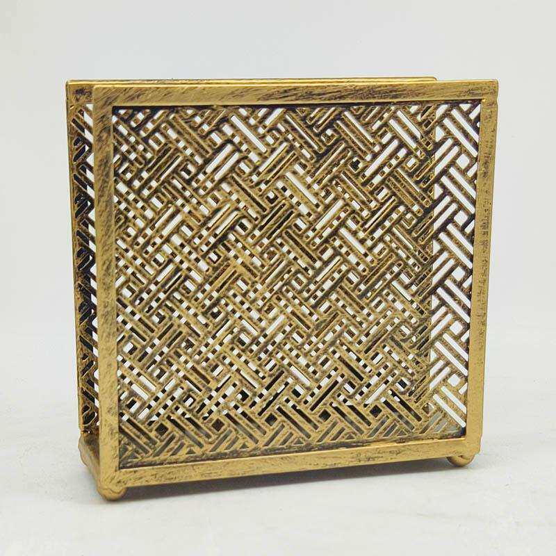 日式餐厅厨房家用铁艺桌面立式餐巾纸架纸巾架托纸夹复古收纳置物