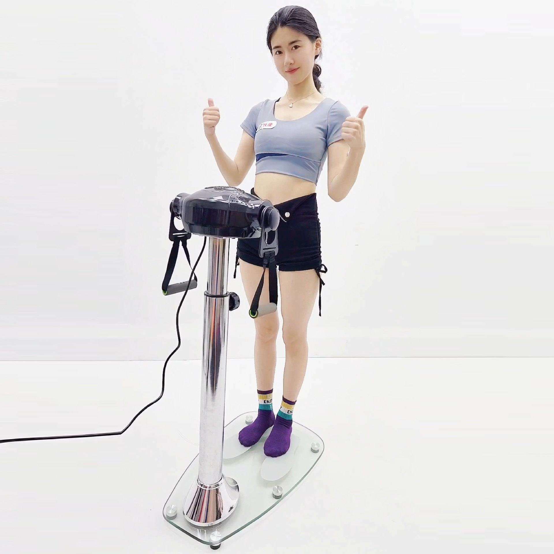 厂家直销健身器材室内美腰机女爆款瘦腹懒人收腹器调节按摩震动