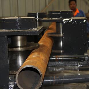 煤矿储煤棚圆管弯拱机 400型钢弯弧机 巷道支护工程25U型钢弯弧机