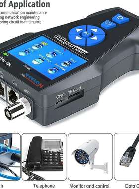 NOYAFA严选寻线仪网络巡线仪精明鼠英文NF8601SPING抗干扰poe线缆