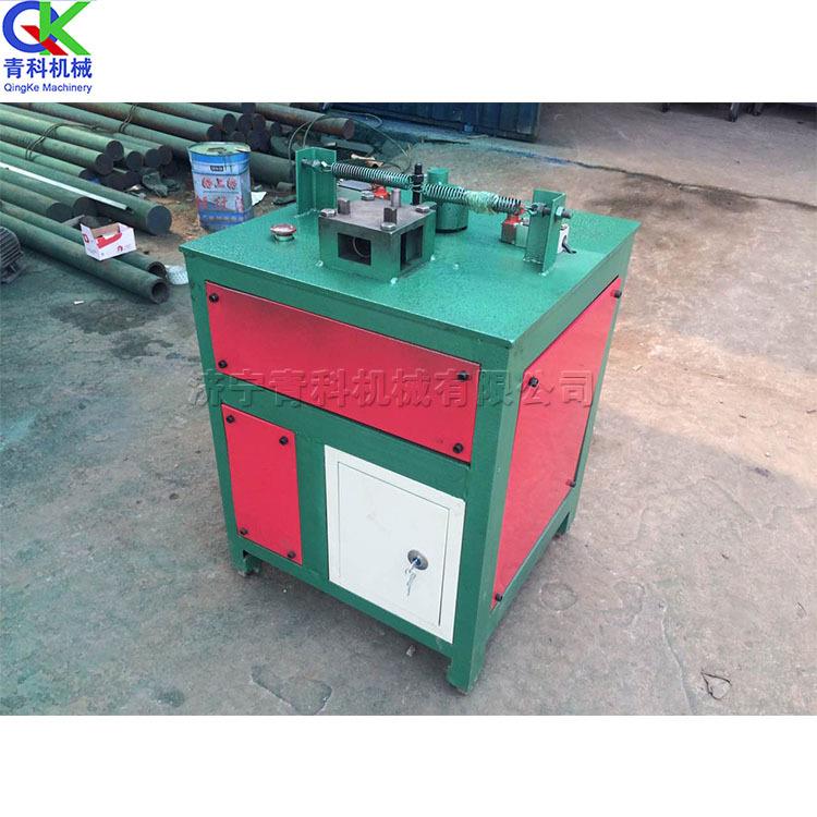 不锈钢管咬口机 多功能卧式冲孔器 全自动液压管材双弧一次成型