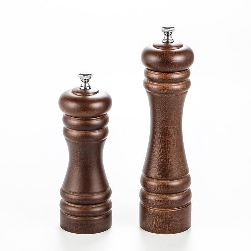 胡椒研磨器手动磨胡椒粉芝麻海盐花椒现磨黑胡椒粒研磨器木