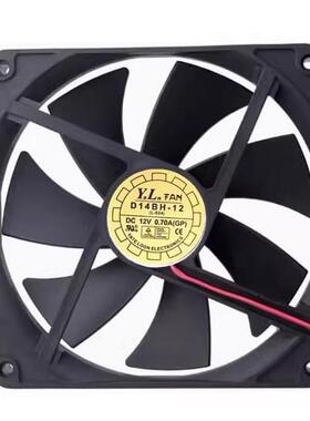 悦伦14CM/厘米 14025 12V 0.70A 巨龙电源散热风扇 D14BH-12