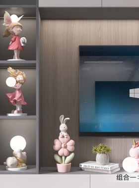 现代轻奢酒e柜家居装饰品摆件客厅电视柜玄关办公室搬家乔迁礼物