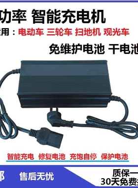 零售电动叉车充电机24V8A10A12A15A18A20AH智能充电器