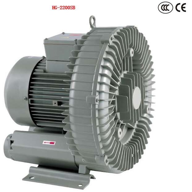 上海富力  厂家直供380V高压气泵HG-2200S 边立式单机漩涡气泵