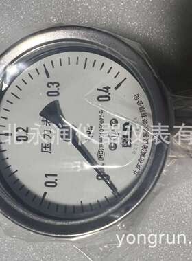 BLD 北京布莱迪 不锈钢压力表 YTHN-100.AO BO.531 压力表 耐酸