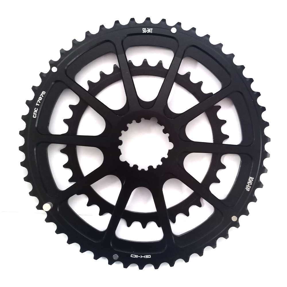 公路自行车牙盘菊花盘双盘牙盘 42-52T/50-34T/52-36T/53-39T
