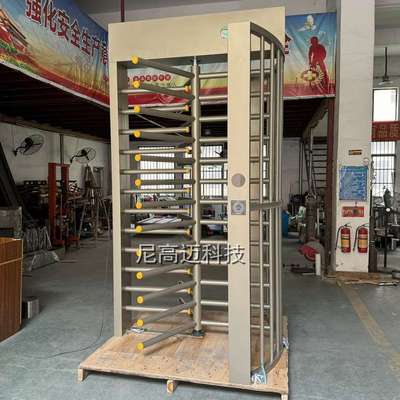 尼高迈生产成品全高旋转栅门景德镇小区公园车站不锈钢单向辊闸机