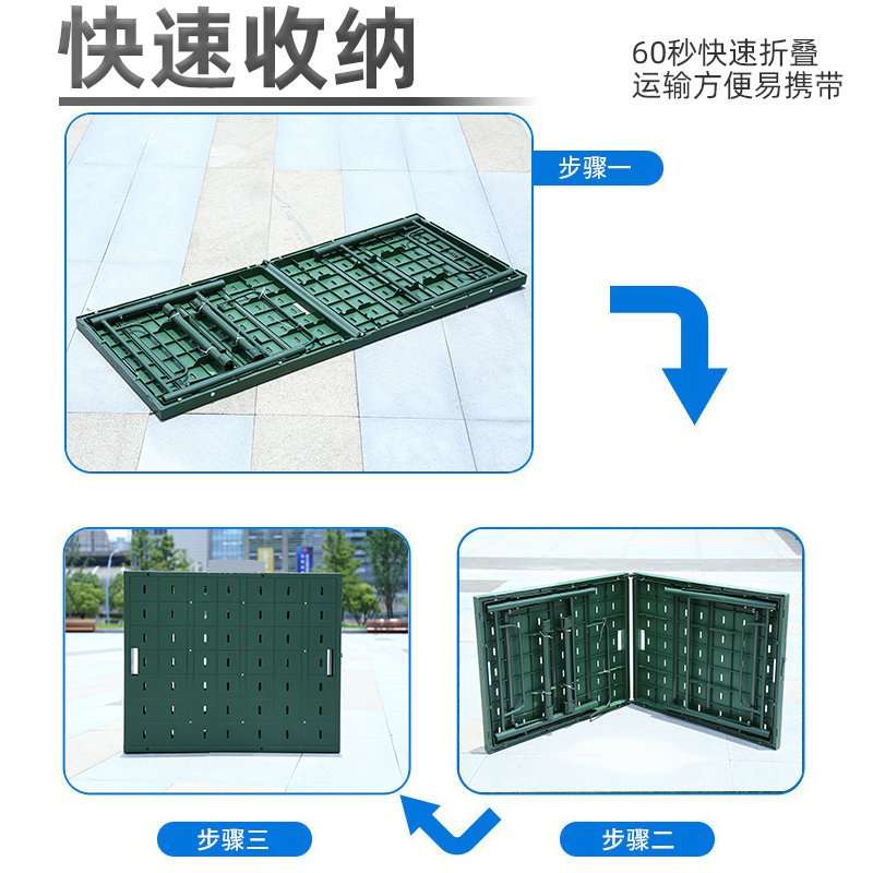 焱兵户外野战折叠床 可接上下铺床钢塑二折床注塑800型高低床
