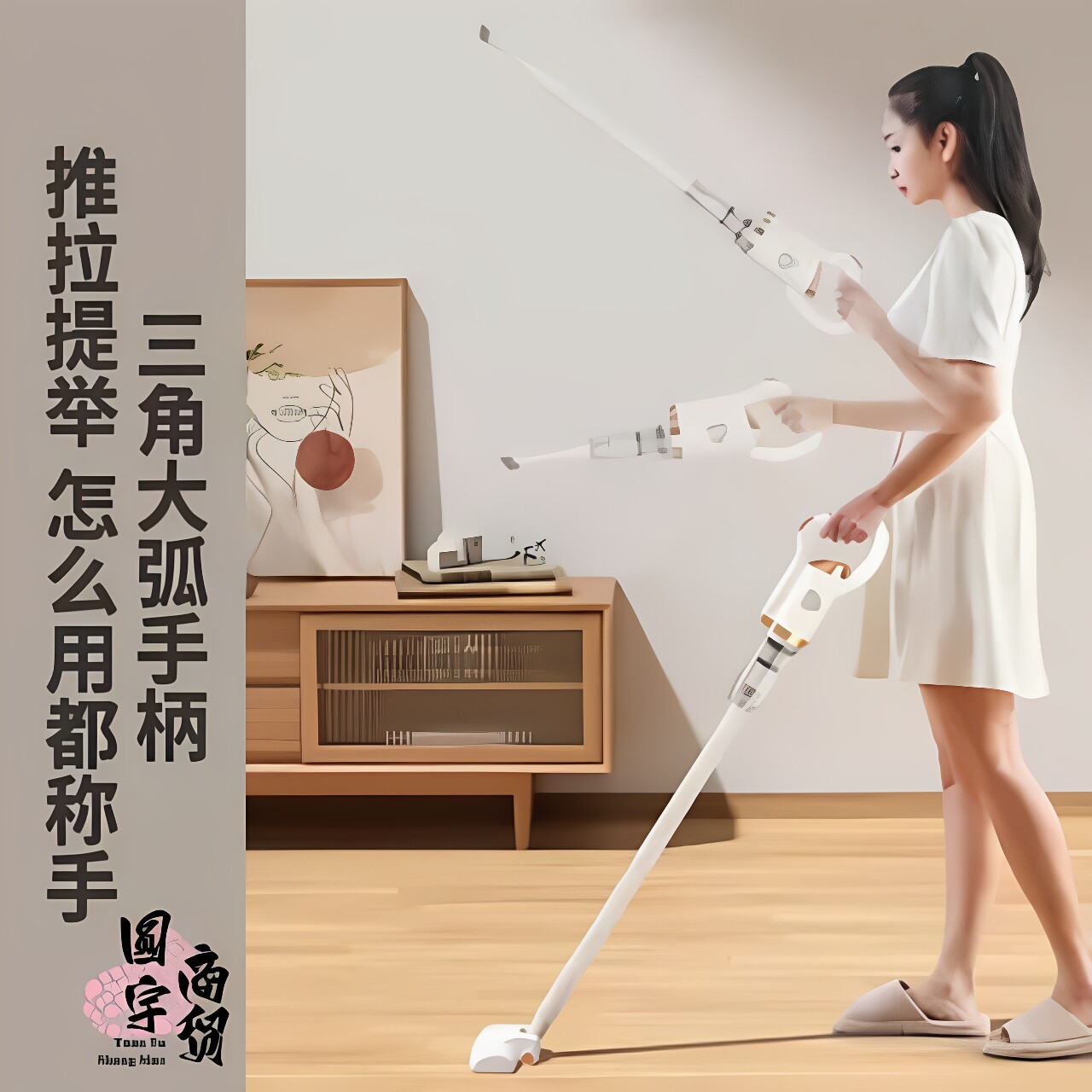 大功率无线手持车载除螨吸尘器