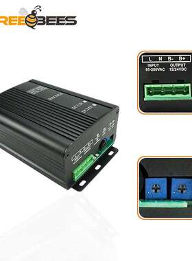 蓄电池充电器6A浮充+二阶段充电BAC06A手动切换12V/24V