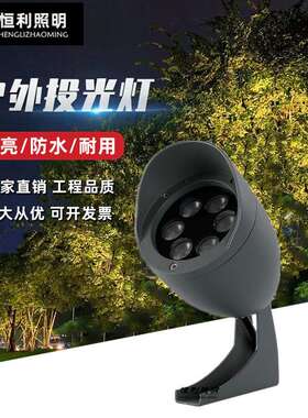 LED射灯照树灯 射树地插灯户外防水景观园林草坪插地灯庭院投光灯