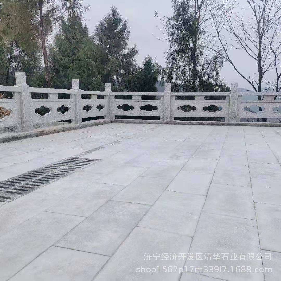 石栏杆石护栏阳台石栏杆景区护栏学校升旗台围栏景区水桥栏杆图片