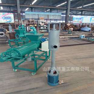 养殖场固液干湿分离机 鸡鸭猪牛粪脱水机 斜筛式粪便干湿分离机