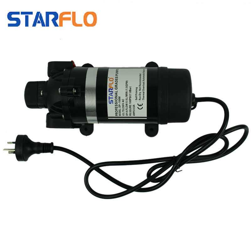 220v 160PSI直流电动高压洗车水泵压力开关型交流工业清洗隔膜泵