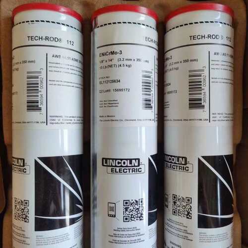 林肯Tech-Rod112 182  276镍基合金焊条ENiCrMo-3镍铬铁C276 625