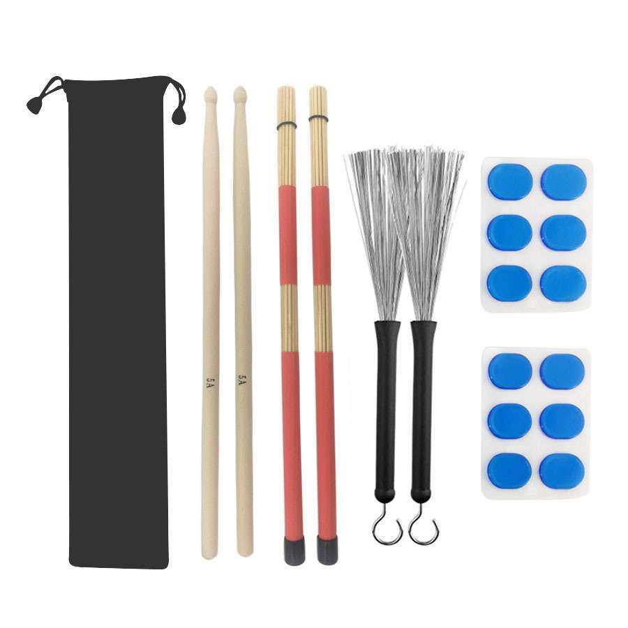 厂家  架子鼓钢丝刷鼓刷 鼓棒5A鼓棒 19束鼓棒 绒袋套装静音垫,玩具/童车/益智/积木/模型,遥控车升级件/零配件,淘宝优惠券,粉丝福利购,淘宝优惠卷