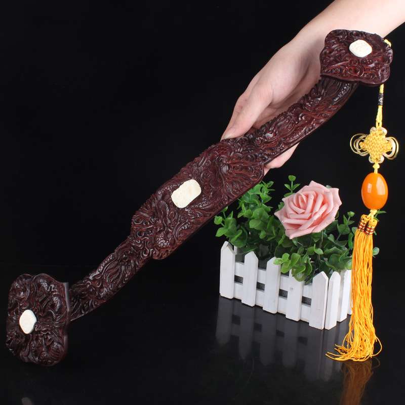 精美印度小叶紫檀工艺品 如意摆件木雕 家居/送礼/收藏 【万事如