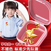 年小学生新款 强力青少年少先队队徽20 标准扣先锋红领巾火炬别针式