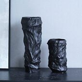 软装 陶瓷式 极简摆台意家居花瓶摆件现代简约展厅艺术饰品花器创意